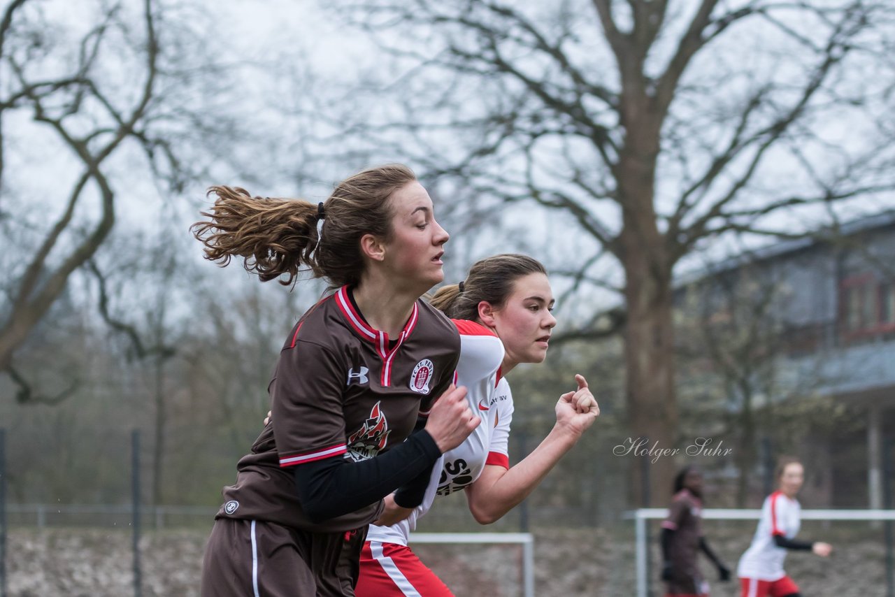 Bild 208 - B-Juniorinnen Walddoerfer - St.Pauli : Ergebnis: 4:1